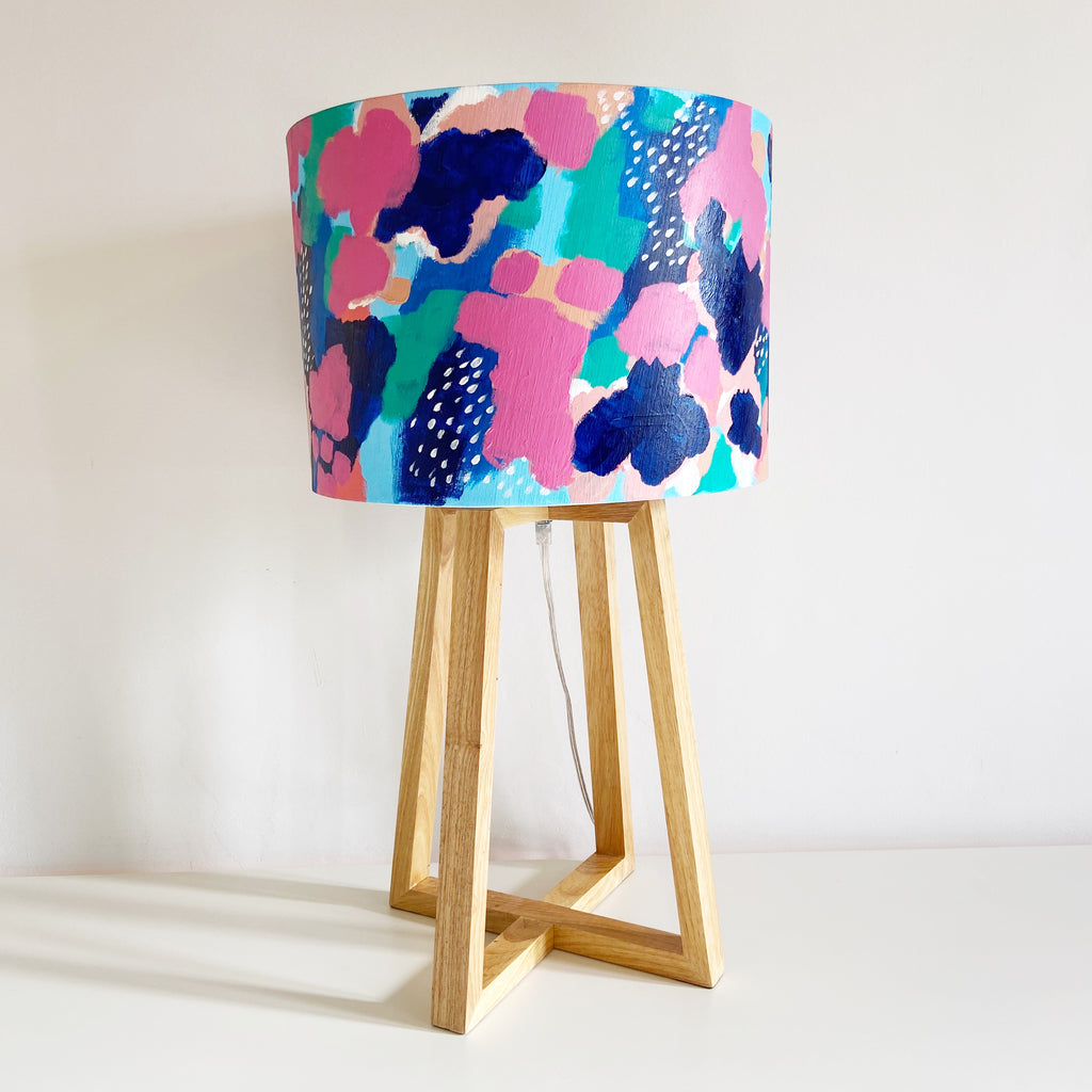 Little Bowerbird Art Lamp Shade